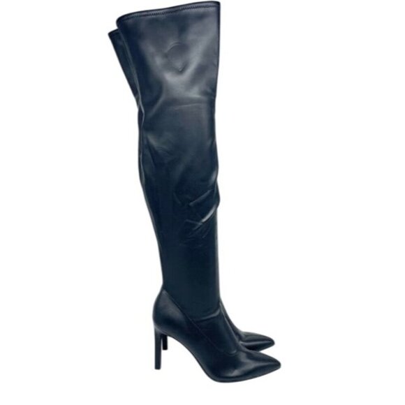 Open Edit Kami Black Over-The-Knee Boots Size 8.5M - Picture 4 of 8